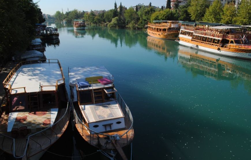 Manavgat River Cruise with Waterfalls and Local Bazaar