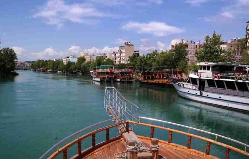 Manavgat River Cruise with Waterfalls and Local Bazaar