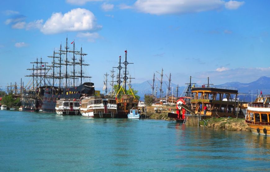 Manavgat River Cruise with Waterfalls and Local Bazaar