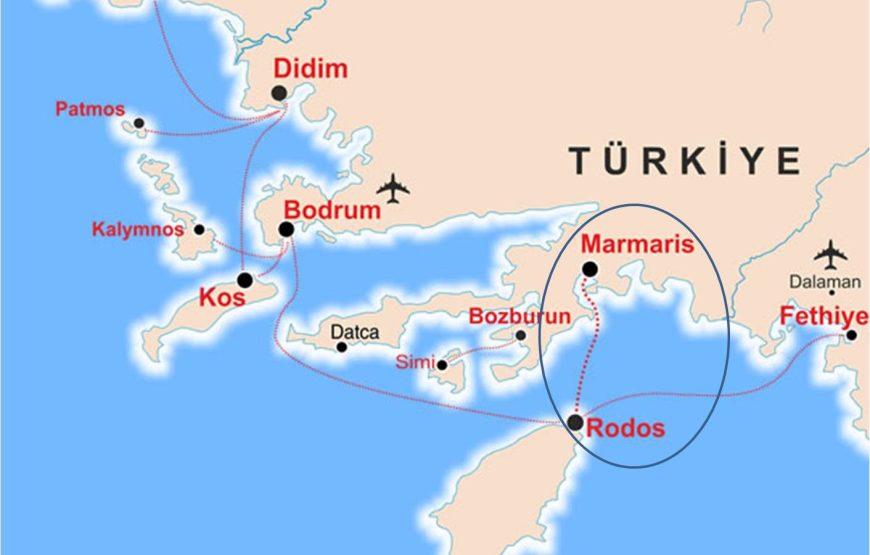 Daily Rhodes Island Tour from Marmaris