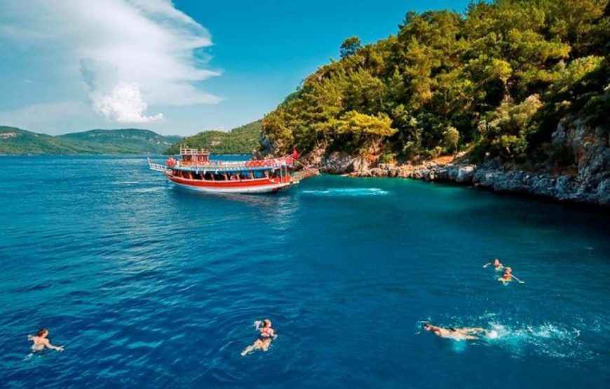 Marmaris Cleopatra Island & Gökova Bays Boat Tour with BBQ