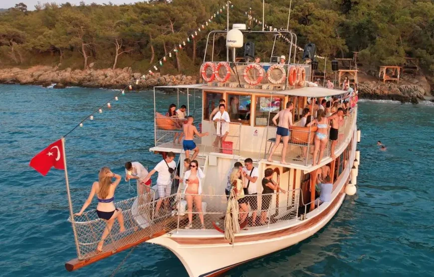 Marmaris Cleopatra Island & Gökova Bays Boat Tour with BBQ
