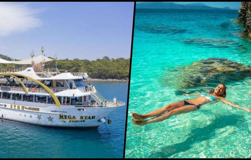 From Antalya To Kemer Mega Star Boat Trip w/Free Transfer