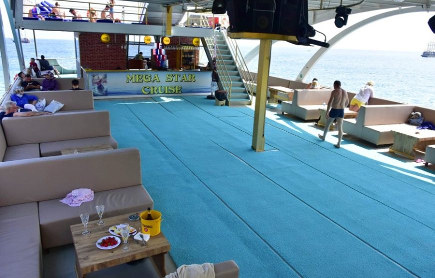 From Antalya To Kemer Mega Star Boat Trip w/Free Transfer